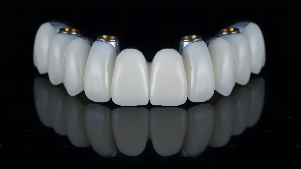 FP1 zirconia teeth for all-on-4 dental implants in Columbus, OH